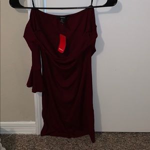 Dress burgundy